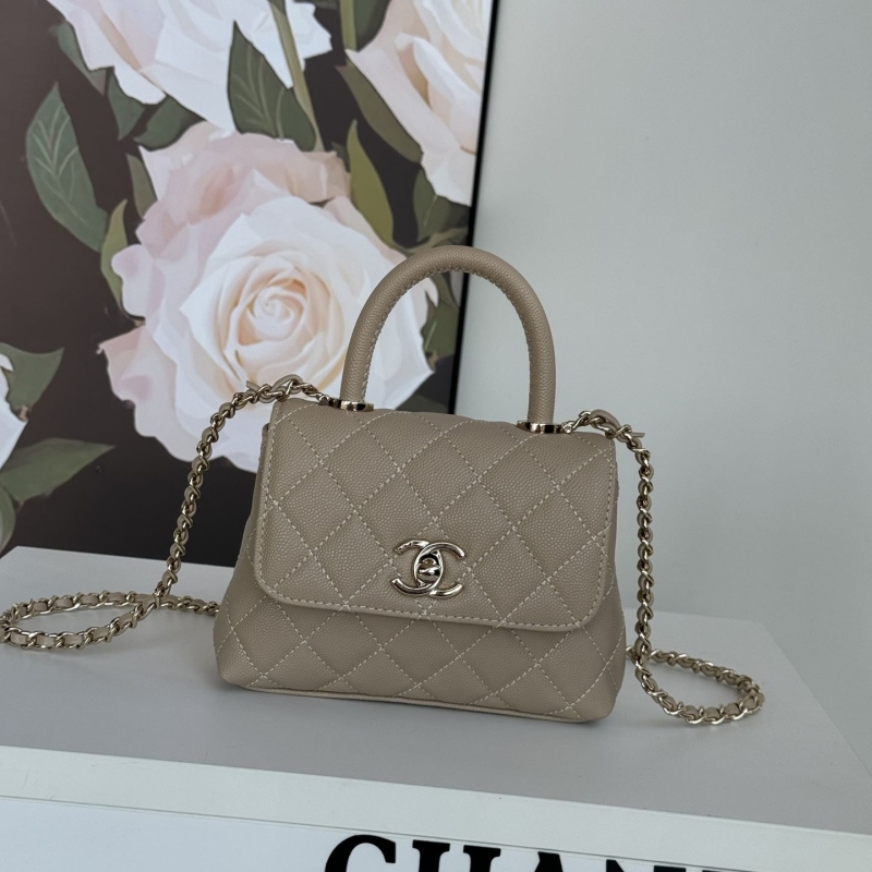 Ch**el top handle bags